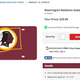 Illustration for article titled NFLs Novelty Skins License Plate Has One Very Big Problem